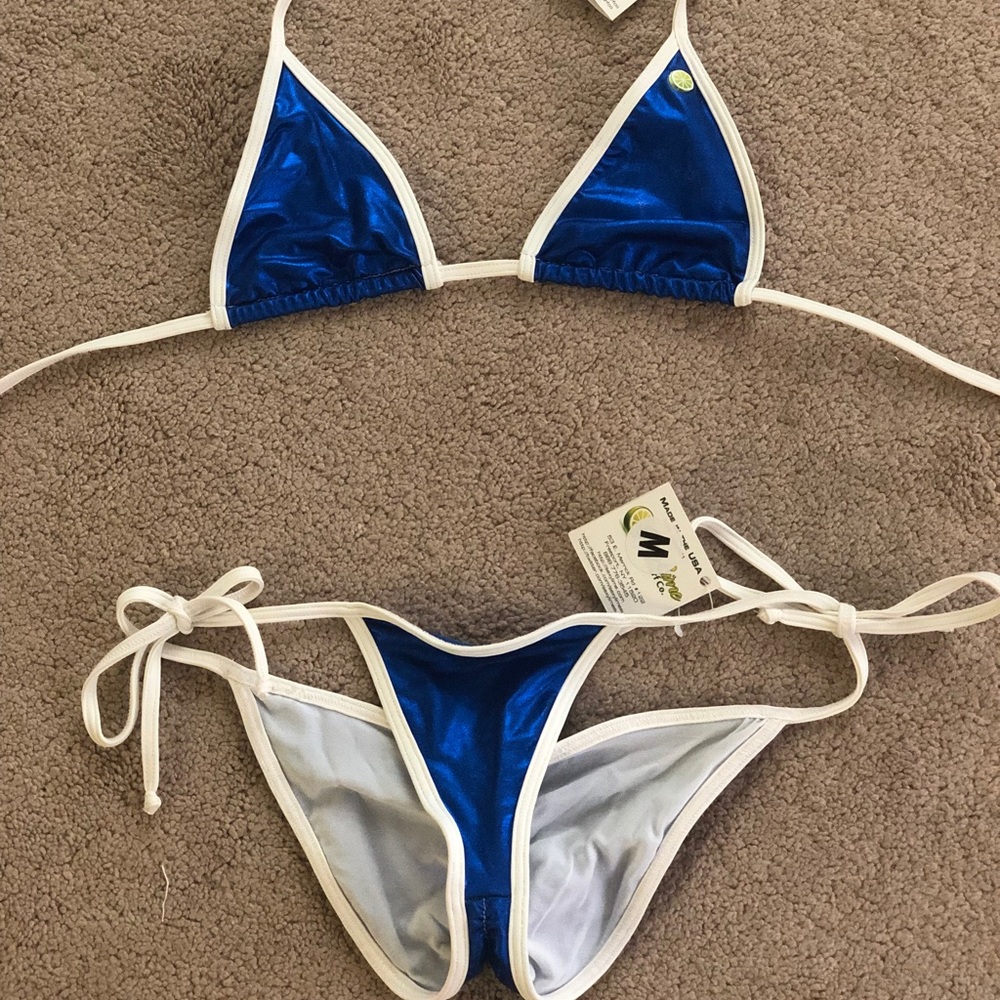 Teeny Tiny Blue Bikini